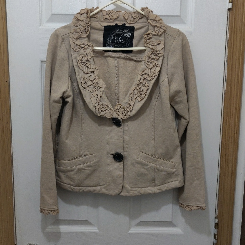 Nick& Mo Nordstrom Khaki Hoodie-feel blazer